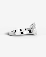 Selena (Pear) 18k White Gold 003