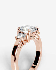 Selena (Round) 14k Rose Gold 005