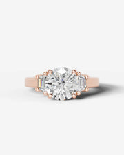 Selena (Round) 14k Rose Gold 001