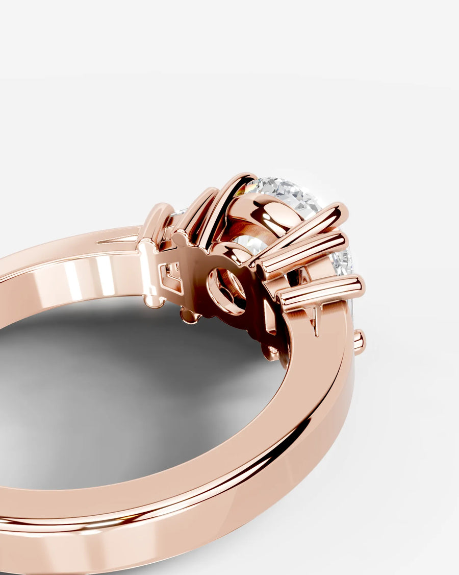 Selena (Round) 14k Rose Gold 002