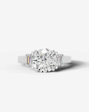 Selena (Round) 18k White Gold 001