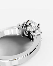 Selena (Round) 14k White Gold 002