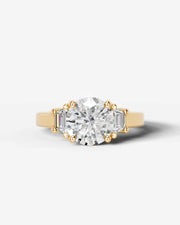 Selena (Round) 18k Yellow Gold 001