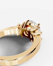 Selena (Round) 14k Yellow Gold 002