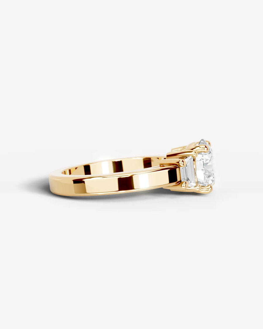 Selena (Round) 14k Yellow Gold 003