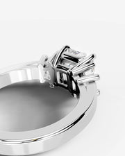 Selena (Cushion) 18k White Gold 002