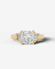Selena (Cushion) 14k Yellow Gold 001