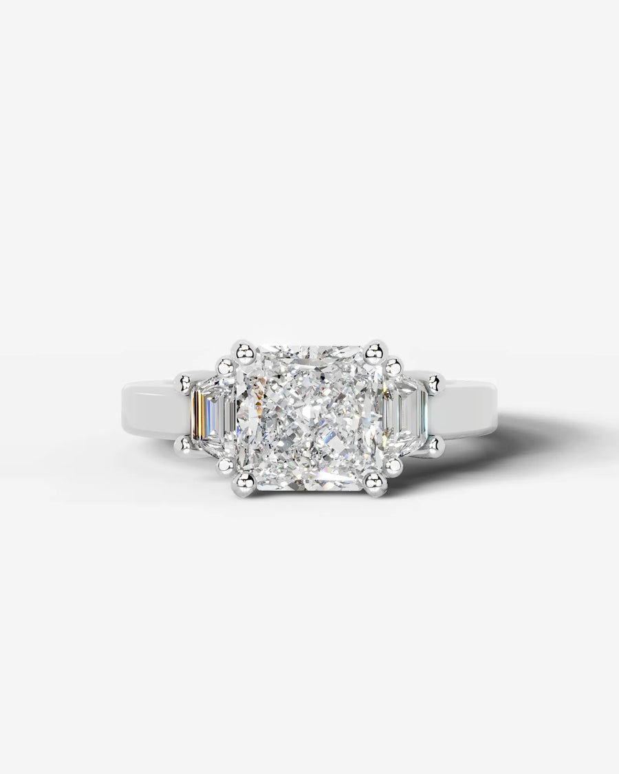 Selena (Radiant) 18k White Gold 001