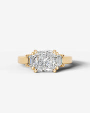 Selena (Radiant) 18k Yellow Gold 001