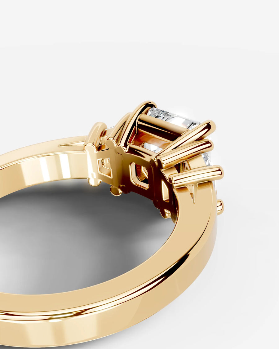 Selena (Radiant) 18k Yellow Gold 002
