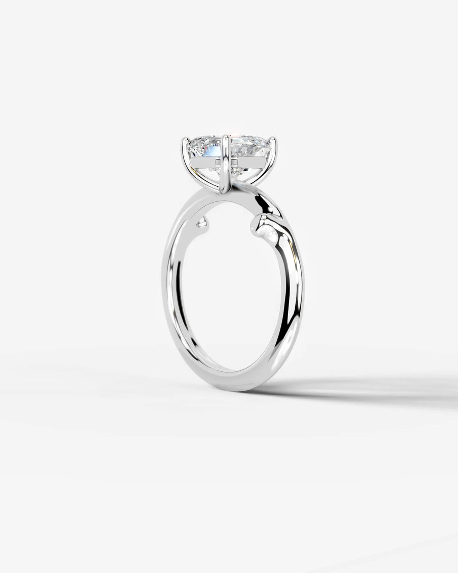 Nature's Embrace (Asscher) Platinum 002