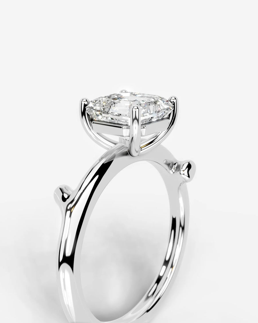 Nature's Embrace (Asscher) Platinum 003