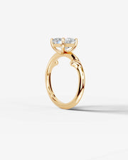 Nature's Embrace (Asscher) 14k Yellow Gold 002
