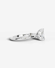 Nature's Embrace (Elongated Cushion) 14k White Gold 005