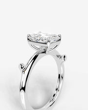 Nature's Embrace (Elongated Radiant) Platinum 003