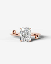 Nature's Embrace (Elongated Radiant) 14k Rose Gold 001