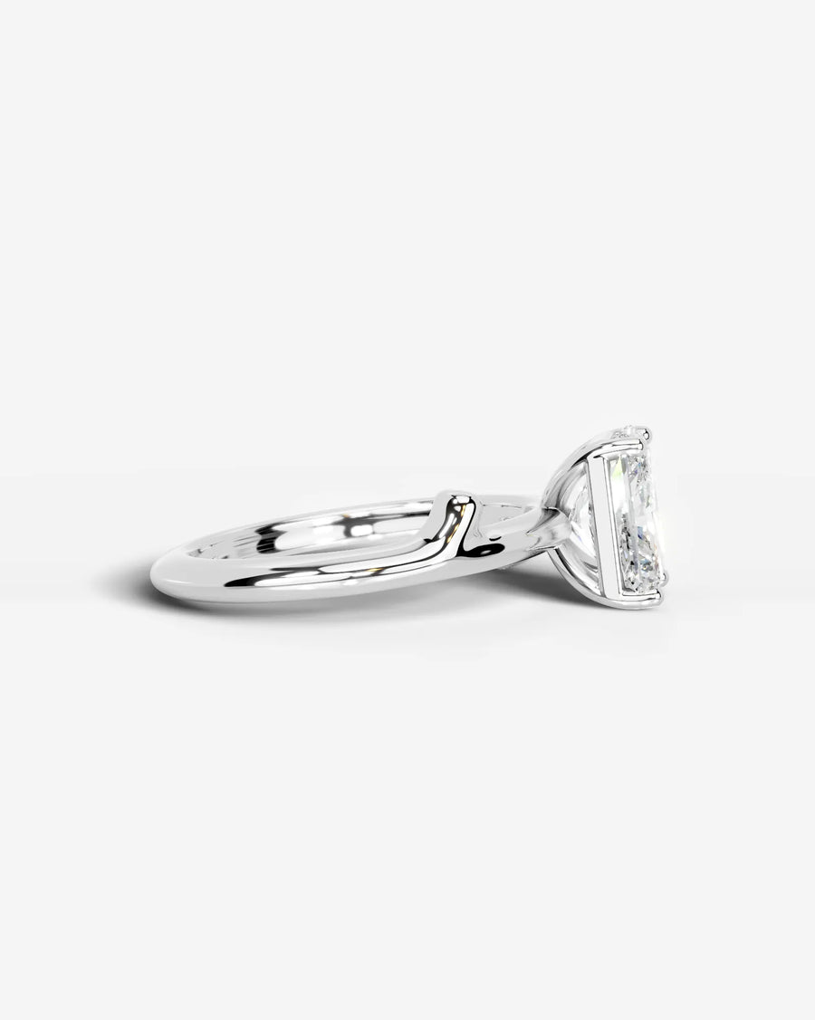 Nature's Embrace (Elongated Radiant) Platinum 005