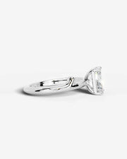 Nature's Embrace (Elongated Radiant) 18k White Gold 005