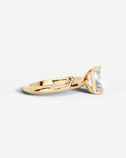 Nature's Embrace (Elongated Radiant) 14k Yellow Gold 005