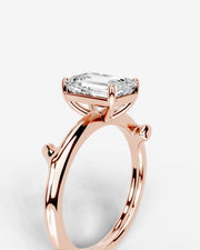 Nature's Embrace (Emerald) 14k Rose Gold 003