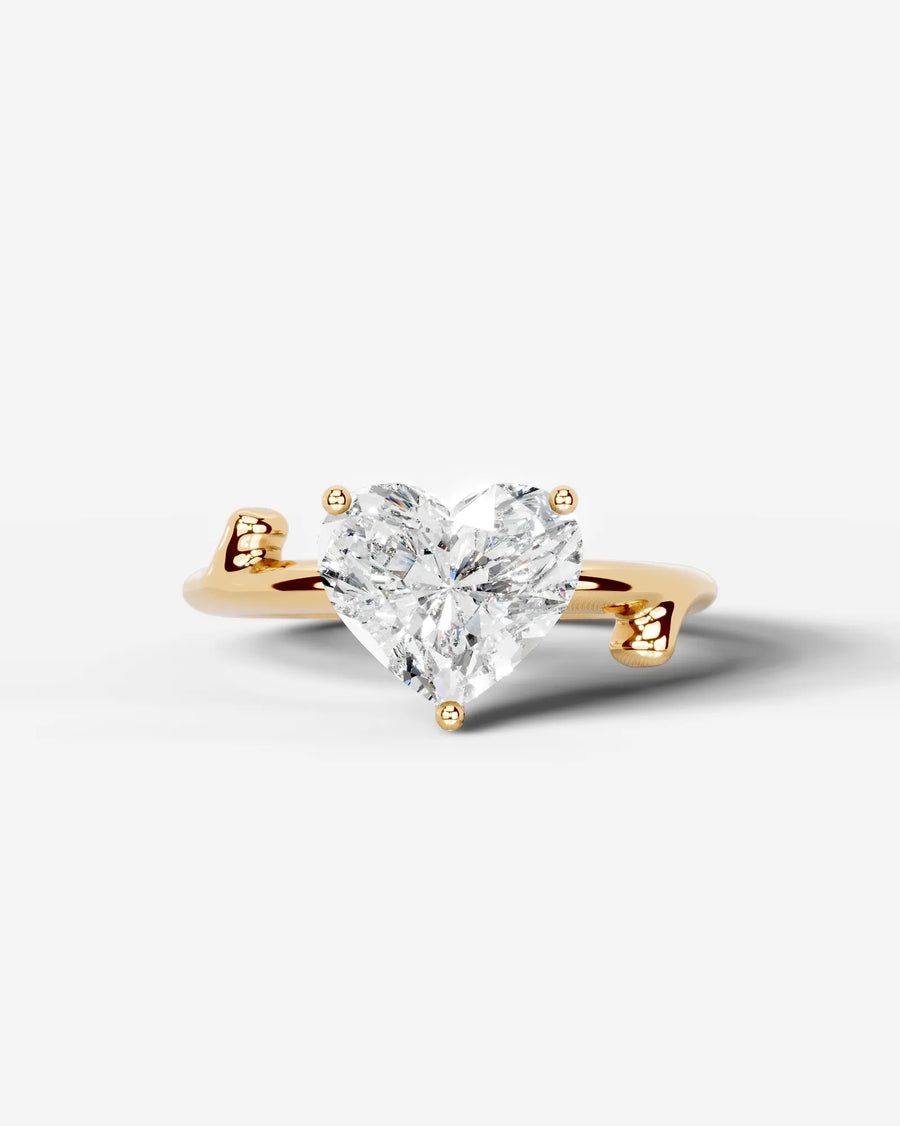 Nature's Embrace (Heart) 18k Yellow Gold 001