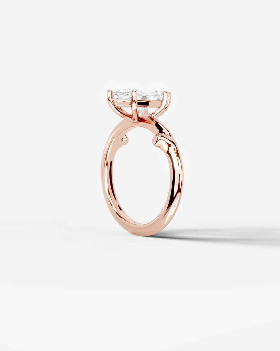 Nature's Embrace (Marquise) 14k Rose Gold 002
