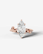 Nature's Embrace (Marquise) 14k Rose Gold 001