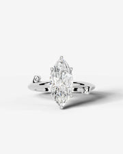 Nature's Embrace (Marquise) 14k White Gold 001