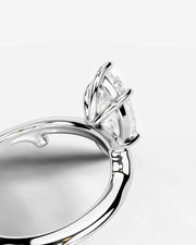 Nature's Embrace (Marquise) 14k White Gold 004