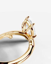 Nature's Embrace (Marquise) 14k Yellow Gold 004