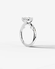 Nature's Embrace (Pear) 14k White Gold 002