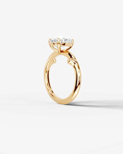 Nature's Embrace (Pear) 18k Yellow Gold 002
