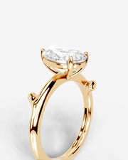 Nature's Embrace (Pear) 14k Yellow Gold 003