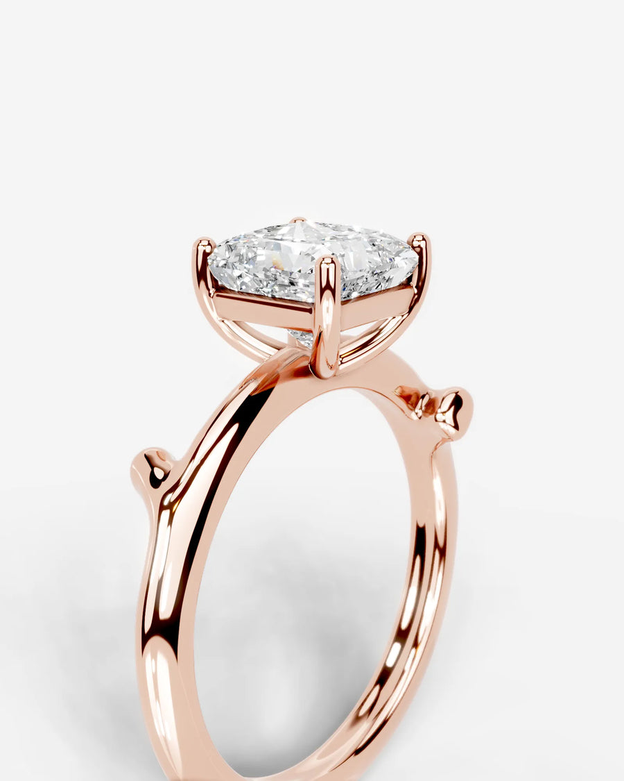 Nature's Embrace (Princess) 14k Rose Gold 003