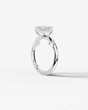 Nature's Embrace (Princess) 14k White Gold 002