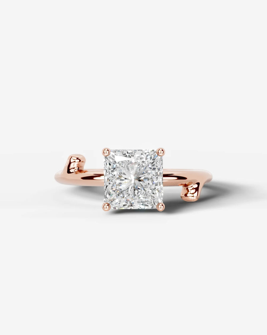 Nature's Embrace (Princess) 14k Rose Gold 001