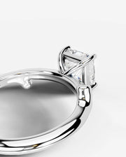 Nature's Embrace (Princess) 14k White Gold 004