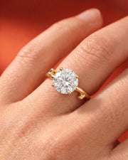 Nature's Embrace (Round) 14k Rose Gold 006