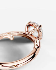 Nature's Embrace (Round) 14k Rose Gold 004