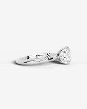 Nature's Embrace (Round) 14k White Gold 005