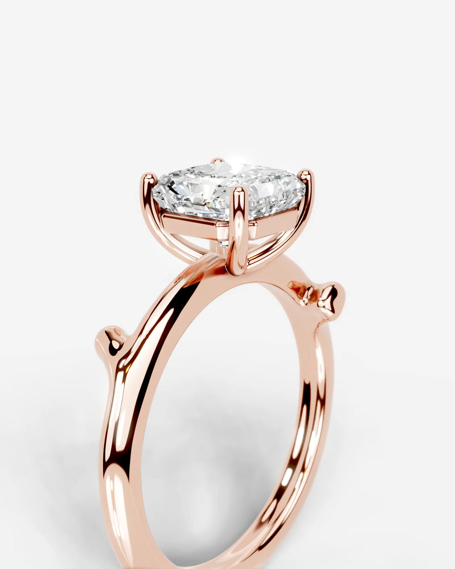 Nature's Embrace (Radiant) 14k Rose Gold 003