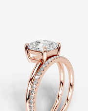 Charmaine (Asscher) 14k Rose Gold 005