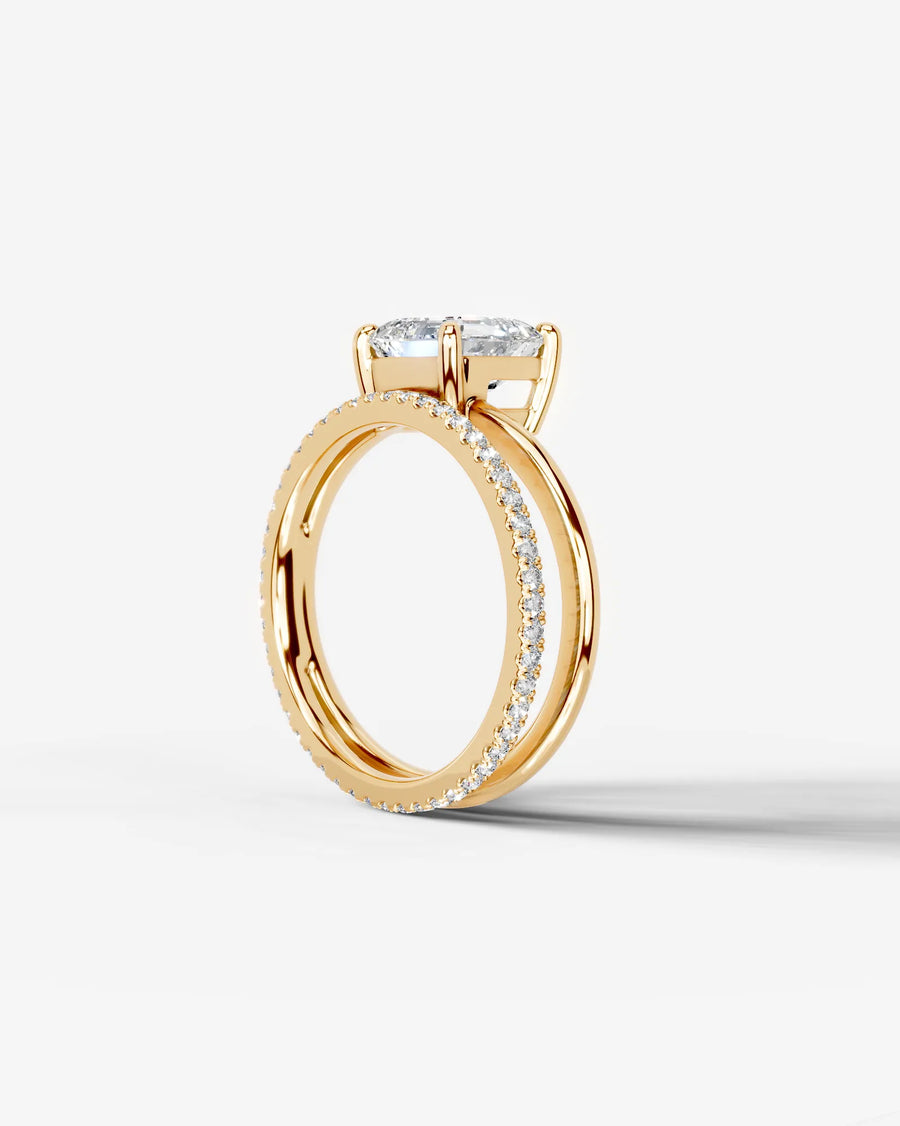 Charmaine (Asscher) 14k Yellow Gold 004