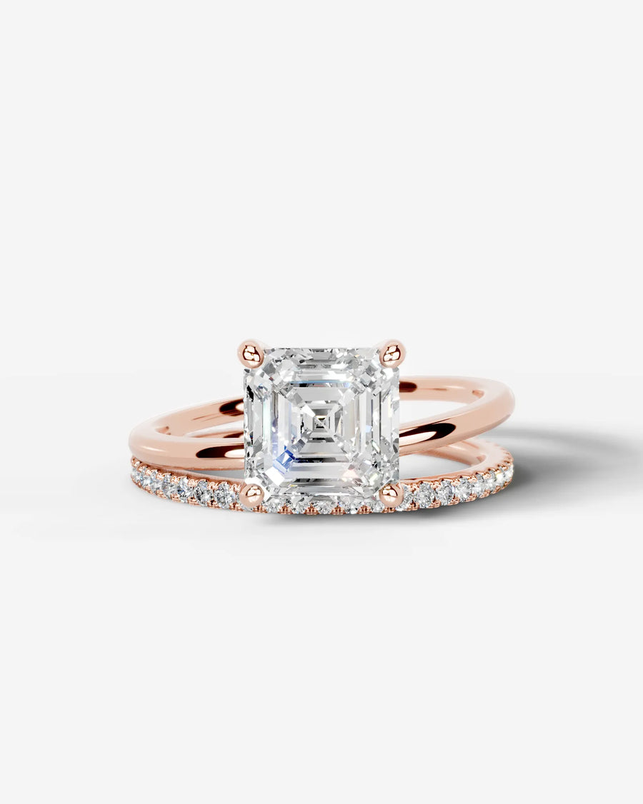 Charmaine (Asscher) 14k Rose Gold 001