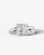 Charmaine (Asscher) 14k White Gold 001