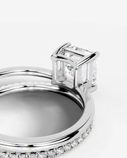 Charmaine (Asscher) 14k White Gold 002