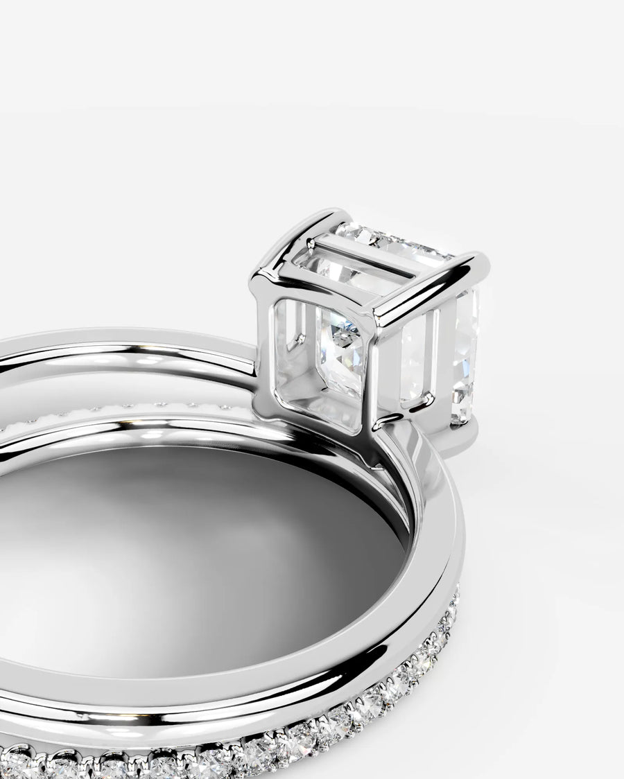 Charmaine (Asscher) 18k White Gold 002