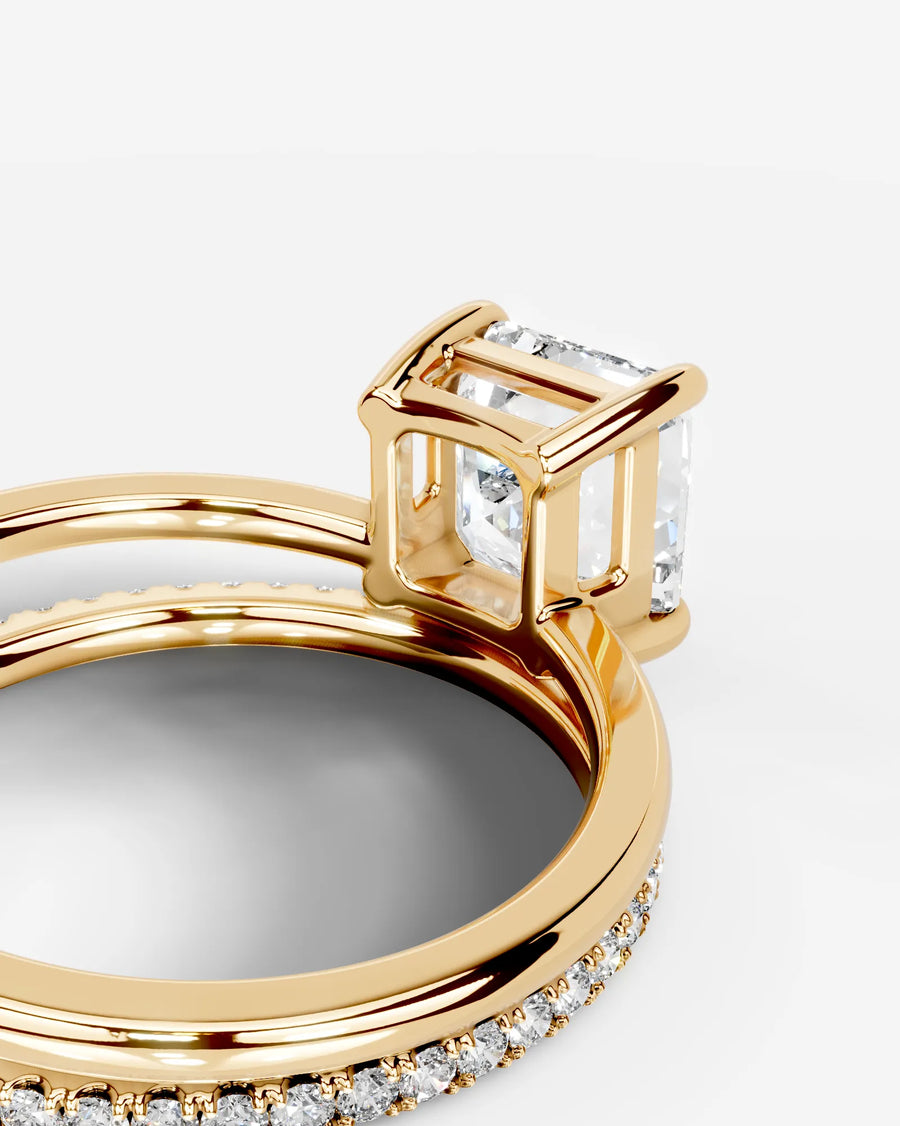 Charmaine (Asscher) 14k Yellow Gold 002