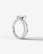 Charmaine (Elongated Cushion) 14k White Gold 004