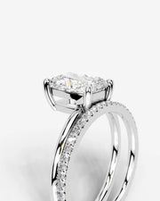 Charmaine (Elongated Cushion) Platinum 005